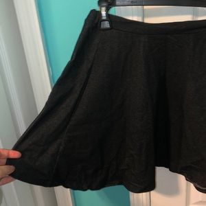 Black skater skirt